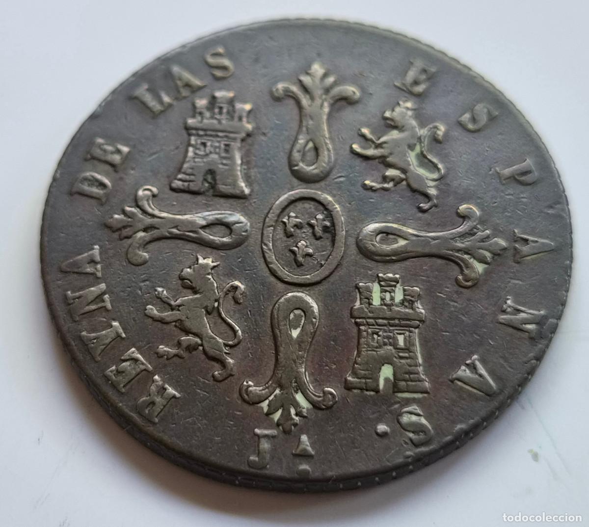 Monedas de Espa&ntilde;a: ISABEL 2&ordf; JUBIA 8 MARAVEDIS 1848 - Foto 2