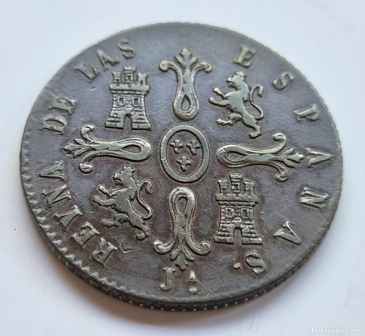 Monedas de Espa&ntilde;a: ISABEL 2&ordf; JUBIA 8 MARAVEDIS 1850 - Foto 2