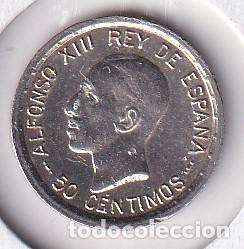 Monedas de Espa&ntilde;a: MONEDA DE PLATA DE ESPA&Ntilde;A DE 50 CENTIMOS DE ALFONSO XIII - PC S DEL A&Ntilde;O 1926