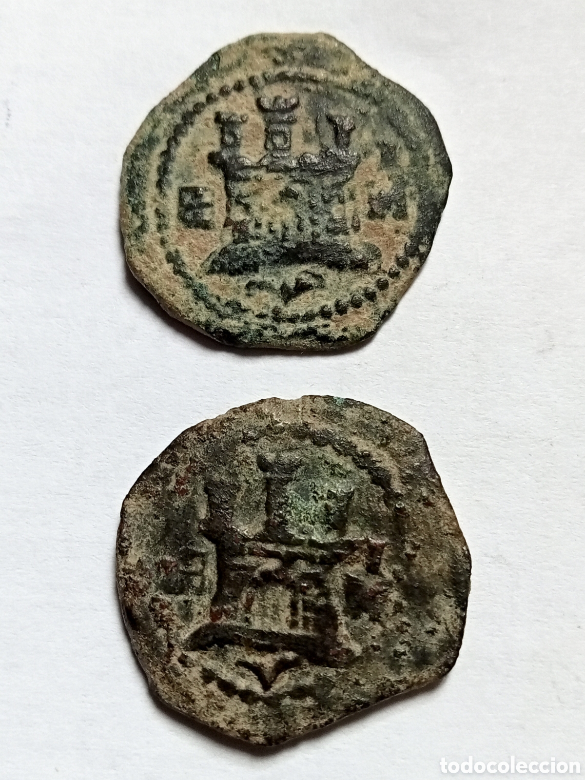 Monedas de Espa&ntilde;a: FELIPE II - SIGLO XVII - MARAVEDIES