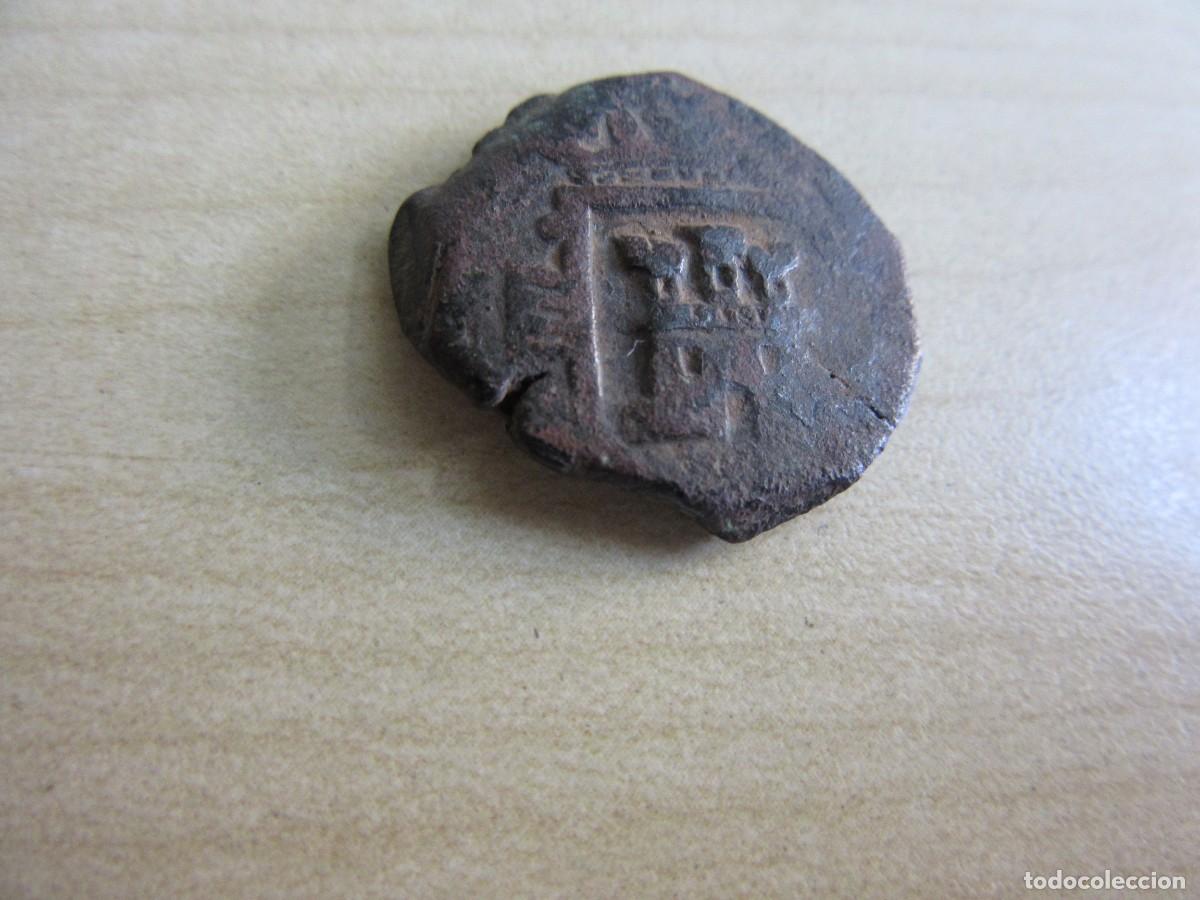 Moedas de Espanha: 8 maraved&iacute;s de Felipe IV emitidos en Valladolid probablemente en 1623