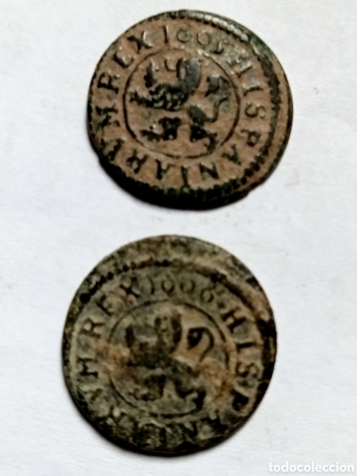 Monedas de Espa&ntilde;a: FELIPE III - A&Ntilde;OS 1605-1606 - II MARAVEDIES
