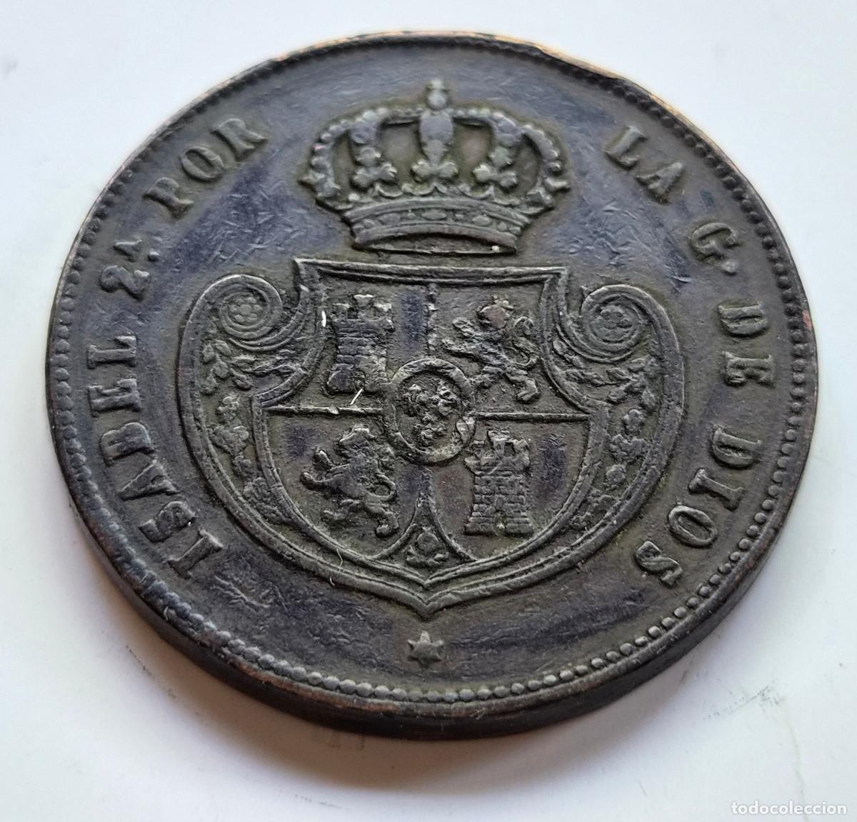 Monedas de Espa&ntilde;a: ISABEL 2&ordf; MADRID. MEDIO REAL. 1848 - Foto 2