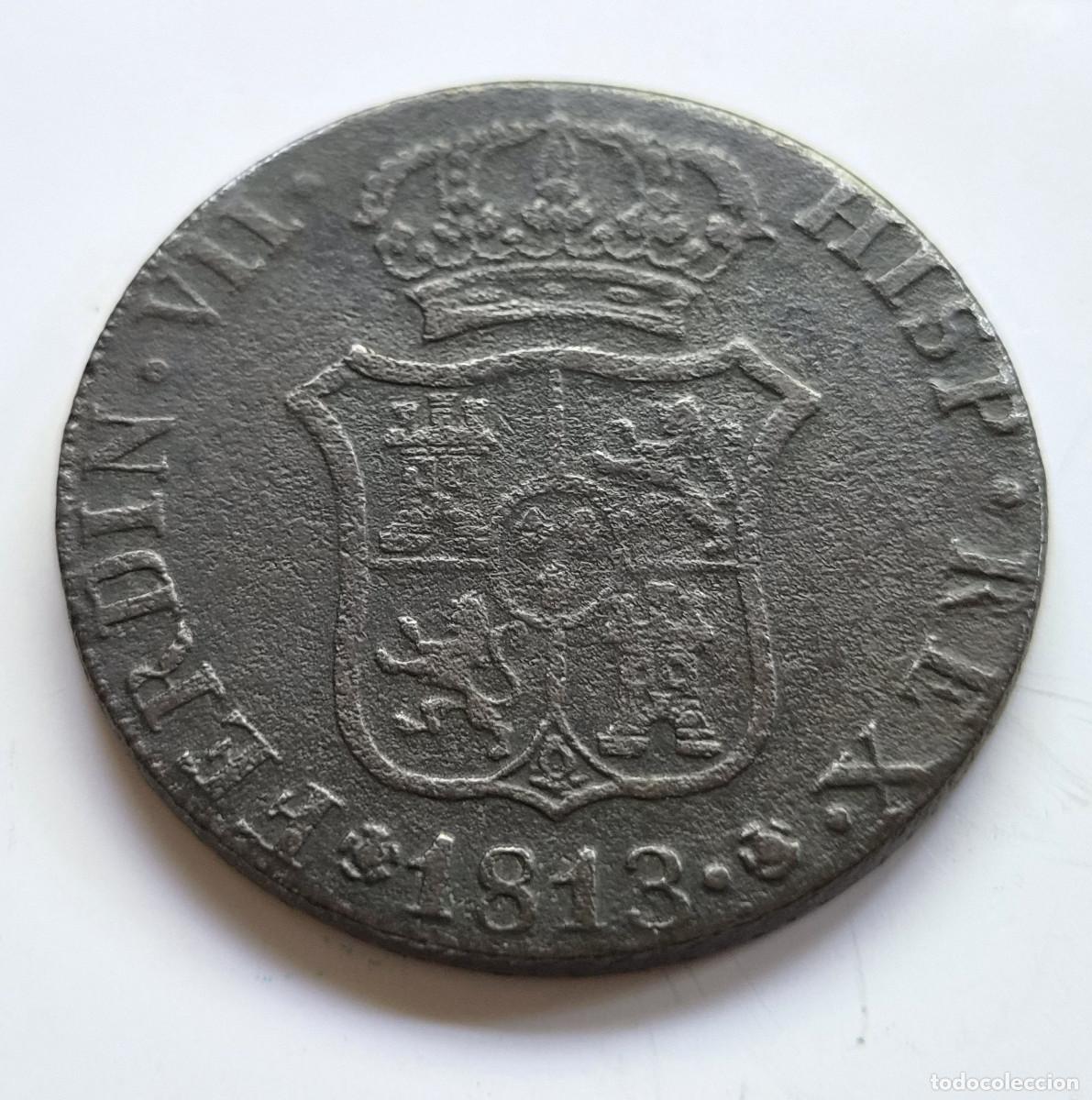Monedas de Espa&ntilde;a: FERNANDO VII CATALU&Ntilde;A. 6 CUARTOS 1813. ESCASA