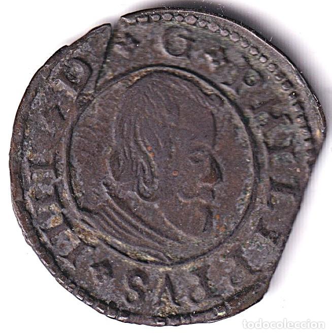 Monedas de Espa&ntilde;a: 16 MARAVEDIS FELIPE IV 1663 MADRID / SEVILLA ESCUDO CORONADO - MBC