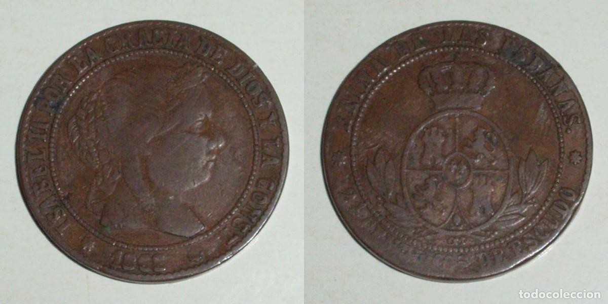 Monedas de Espa&ntilde;a: 2,5 Cts. de Escudo 1868 Barcelona