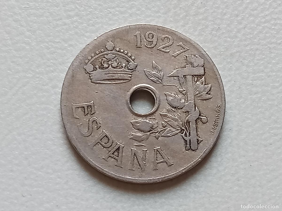 Monedas de Espa&ntilde;a: ALFONSO XIII 25 C&Eacute;NTIMOS 1927 PCS MBC