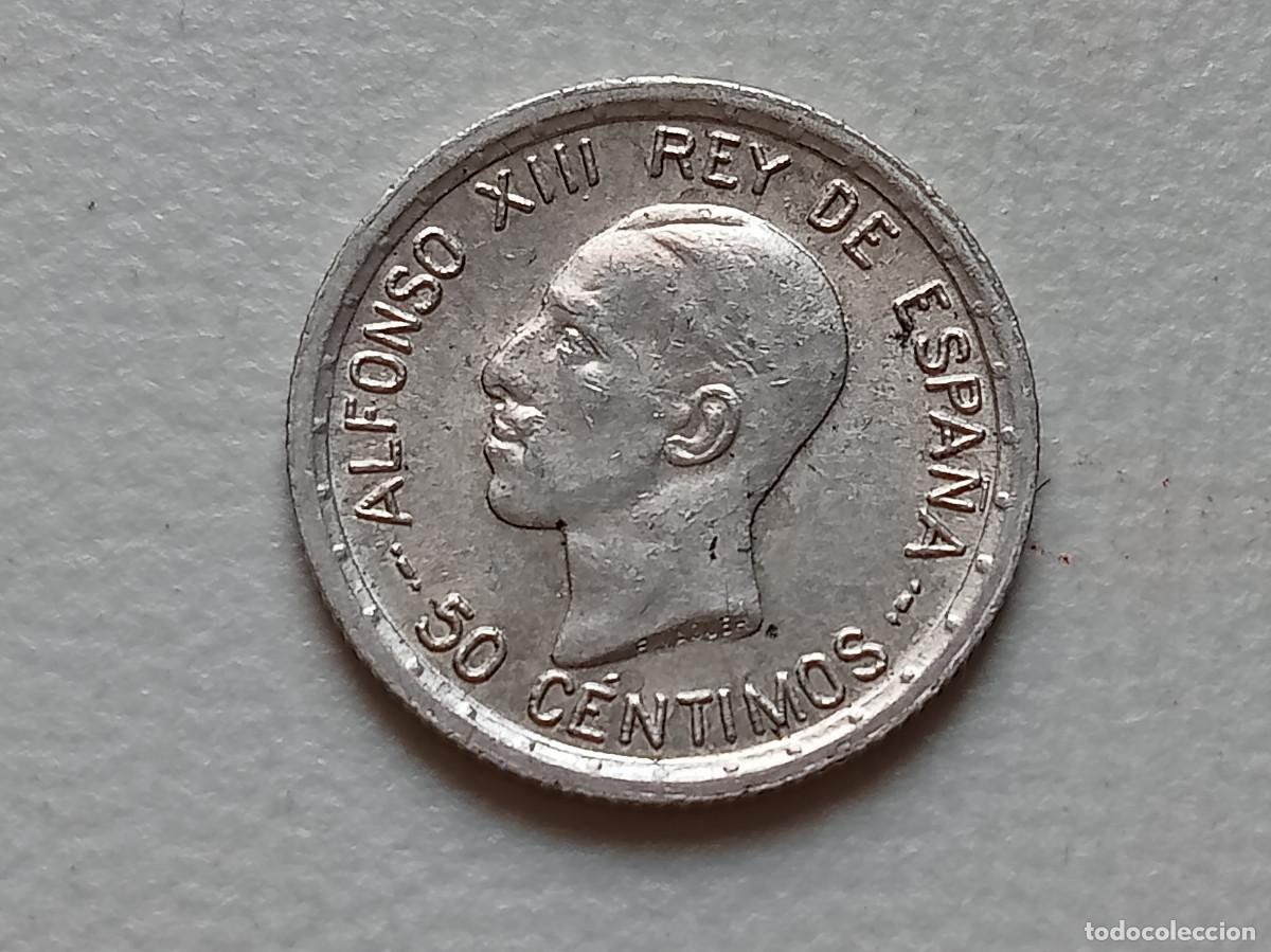 Monedas de Espa&ntilde;a: ALFONSO XIII 50 C&Eacute;NTIMOS PLATA 1926 PCS MBC+