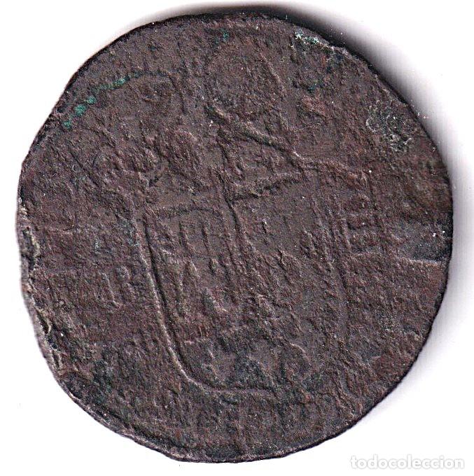 Monedas de Espa&ntilde;a: MONEDA DE 8 MARAVEDIS FELIPE V BARCELONA 1718-1719 COBRE BRONCE