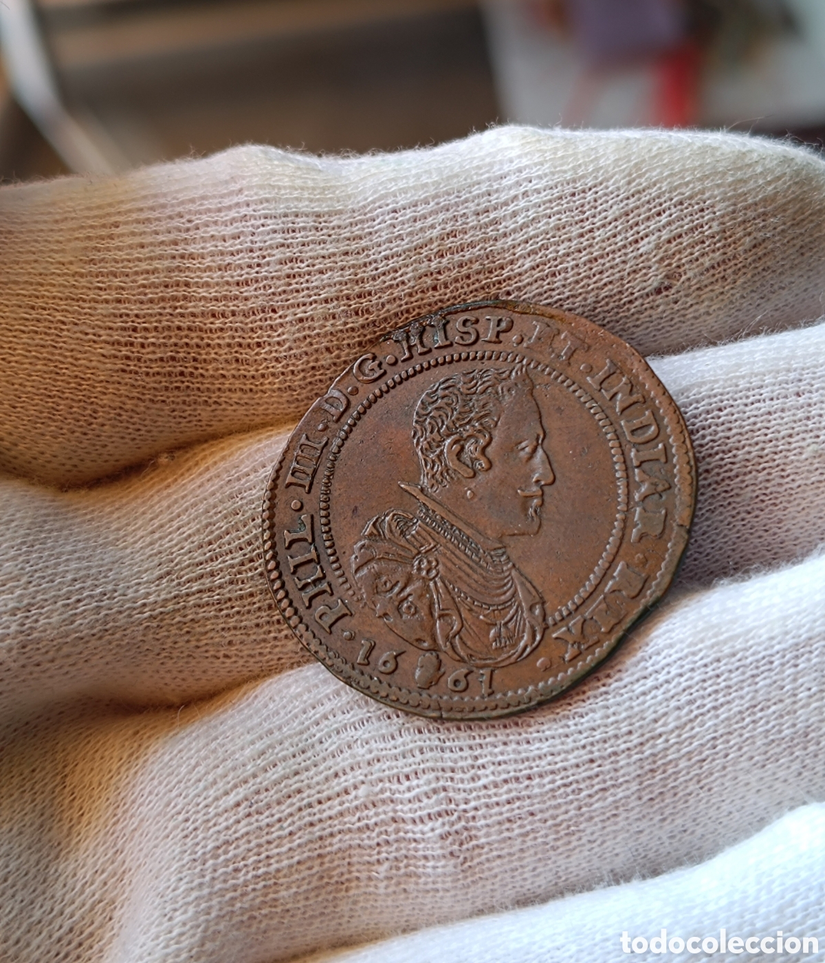 Monedas de Espa&ntilde;a: Precioso Jeton 1661 felipe IV Imperio espa&ntilde;ol