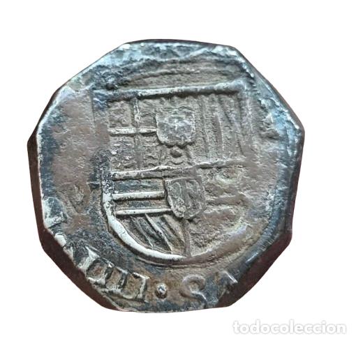 Monedas de Espa&ntilde;a: FELIPE IV MADRID V. 2 REALES 1628. Ag. Peso: 6.53gr .Rara