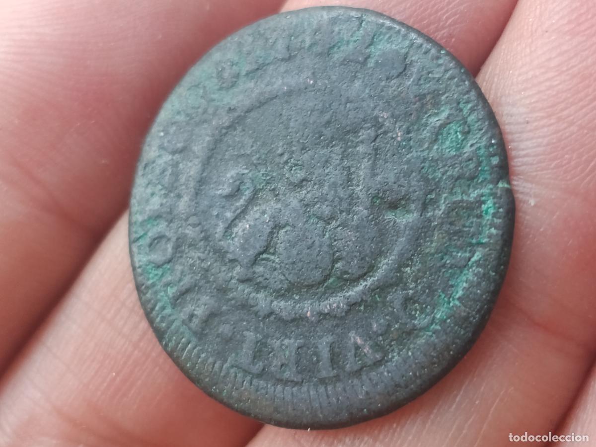 Monedas de Espa&ntilde;a: Moneda de 4 maravedis de 1742