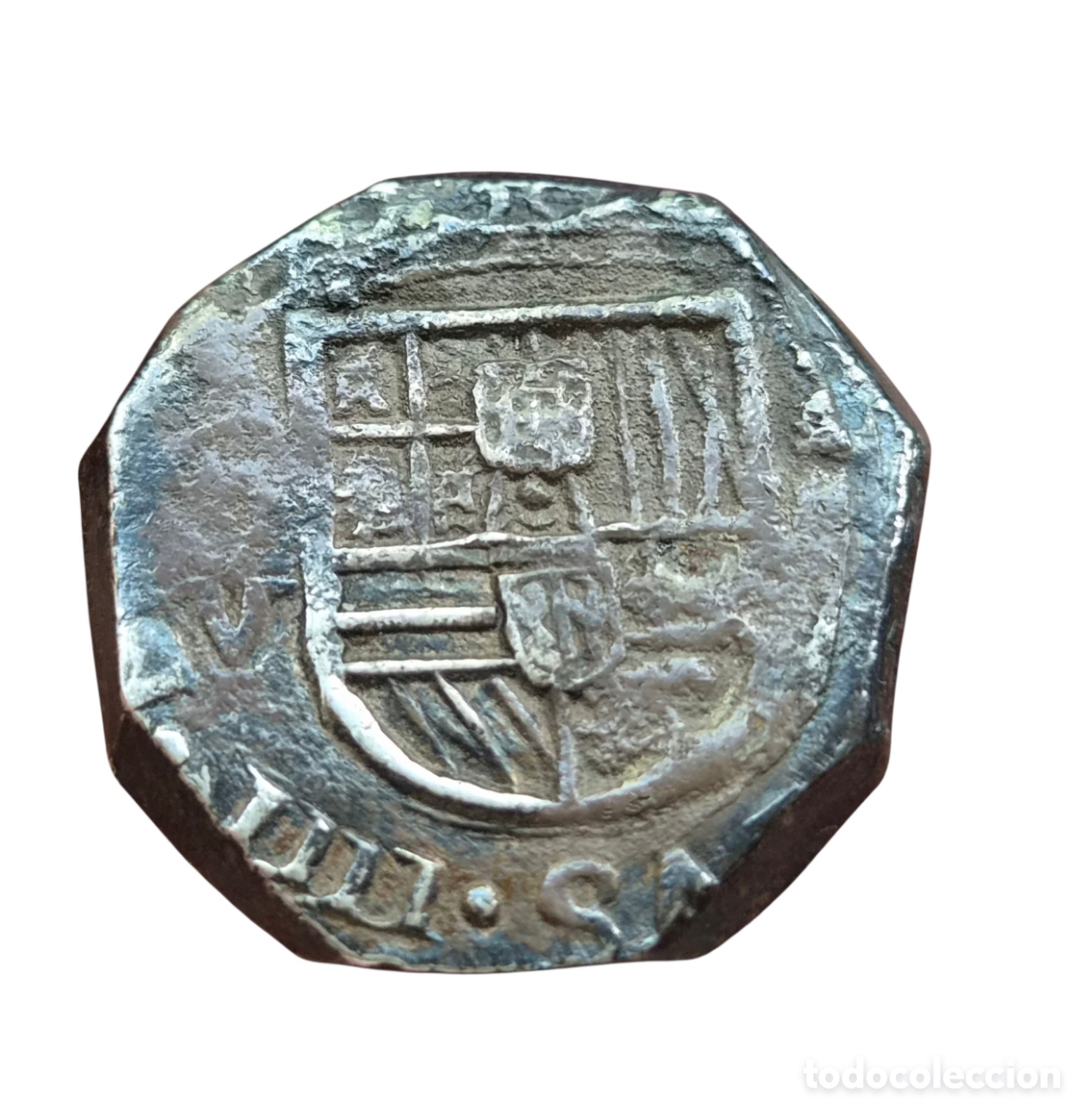 Monedas de Espa&ntilde;a: FELIPE IV MADRID V. 2 REALES 1628. Ag. Peso: 6.53gr .Rara