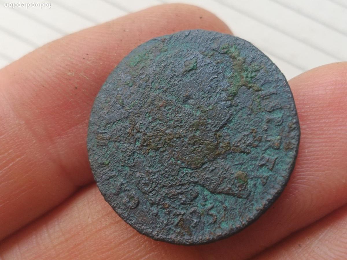 Monedas de Espa&ntilde;a: Carlos IV 4 maravedis de 1795