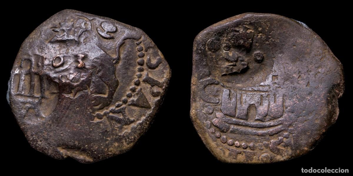 Moedas de Espanha: 1636, 4/6 Maravedis Philips IV Resello, Toledo/Madrid Mint - 21 mm / 3,81 gr.