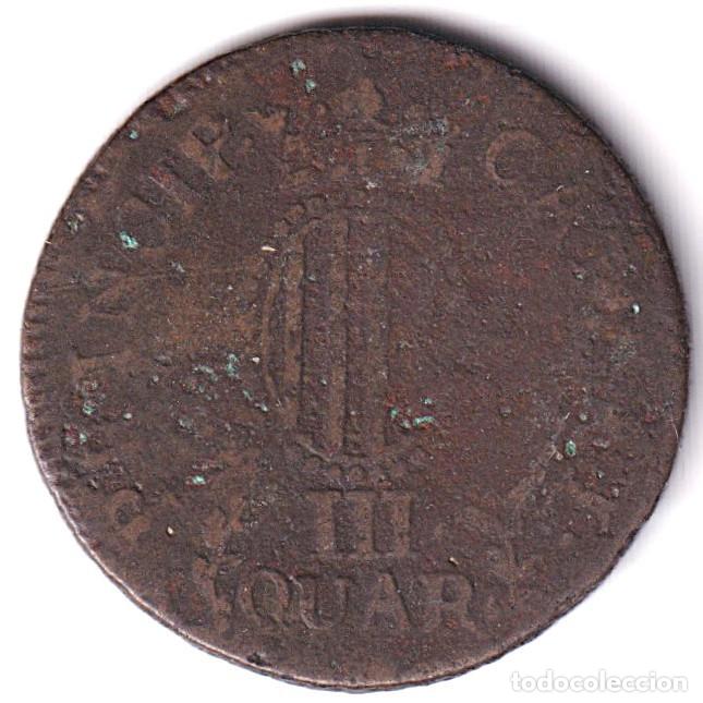 Monedas de Espa&ntilde;a: MONEDA - 3 CUARTOS 1811 - PRINCIPAT DE CATALUNYA - BARCELONA - COBRE
