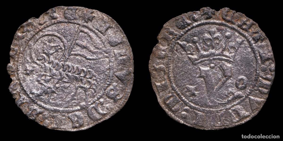 Monedas de Espa&ntilde;a: 1386/1390, Blanca Agnus Dei John I, Toledo Mint (BAU 731.1) - 21 mm / 1,35 gr.