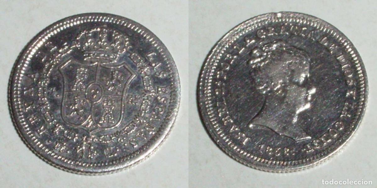Monnaies d'Espagne: 1 Real 1838 Madrid- CL