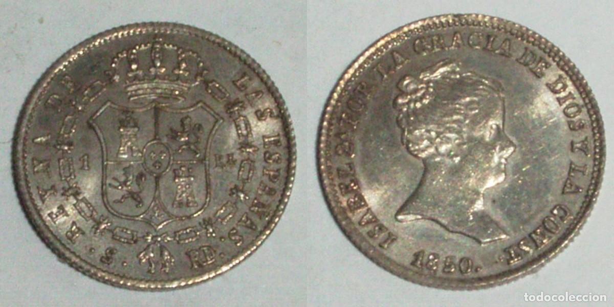 Monedas de Espa&ntilde;a: 1 Real 1850 Sevilla-RD