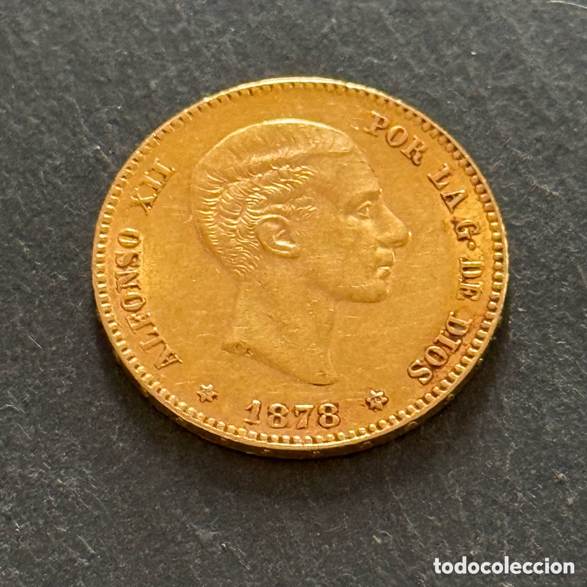Monedas de Espa&ntilde;a: Oro - Alfonso XII - 25 Pesetas - 1878 - DEM