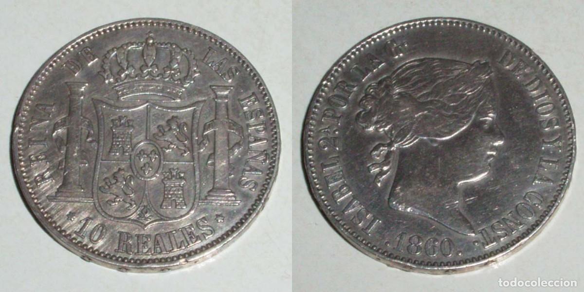 Monedas de Espa&ntilde;a: 10 Reales 1860 Madrid