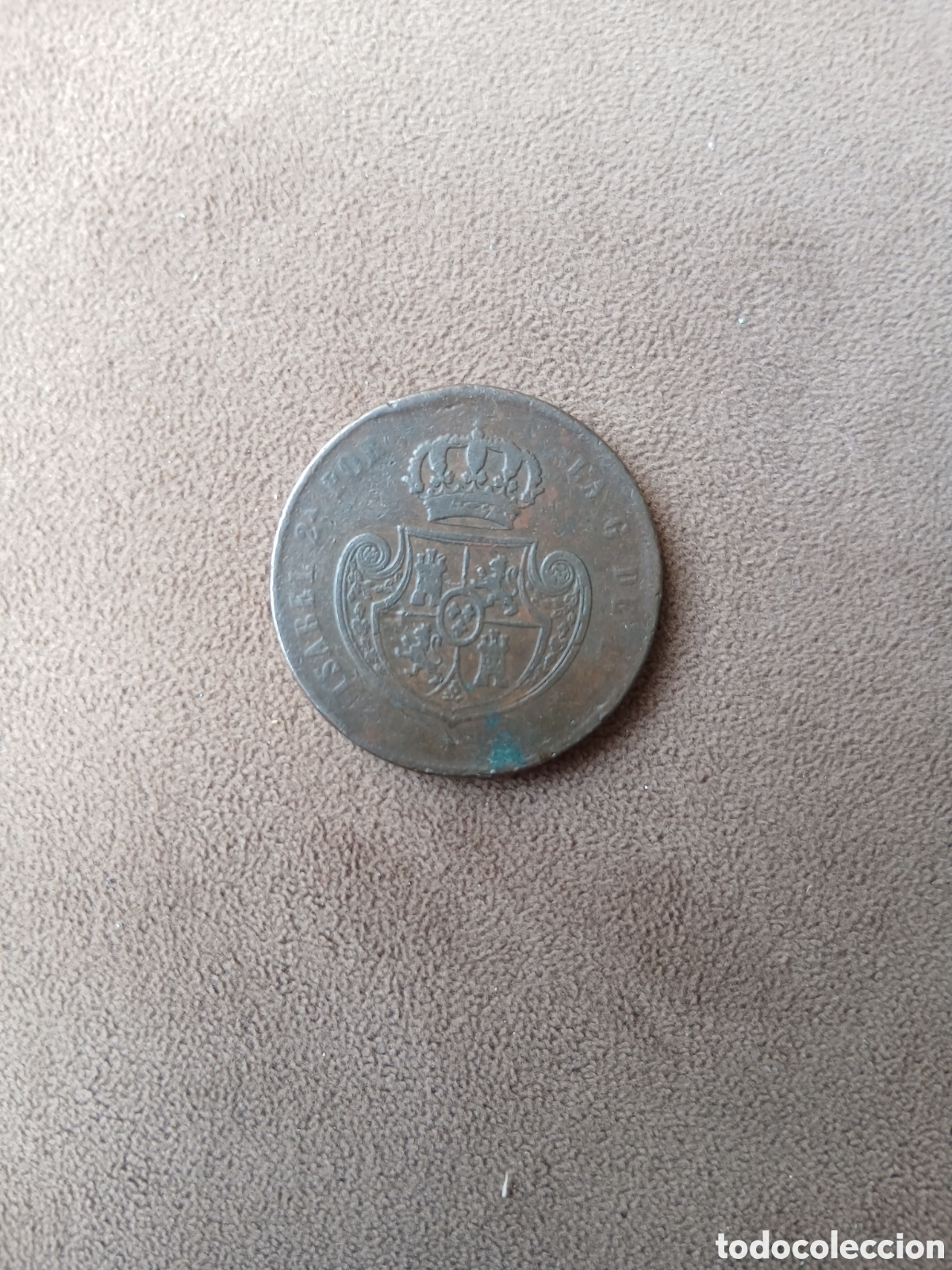 Monedas de Espa&ntilde;a: Moneda de Medio Real de Isabel II (1852)