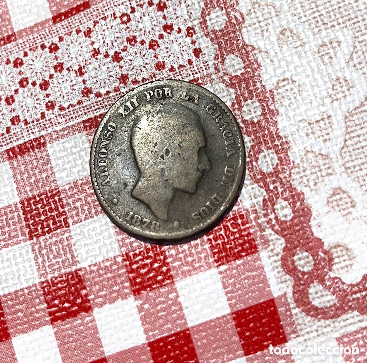Monedas de Espa&ntilde;a: Moneda 10 c&eacute;ntimos de Espa&ntilde;a - 1878 (Alfonso XIII)