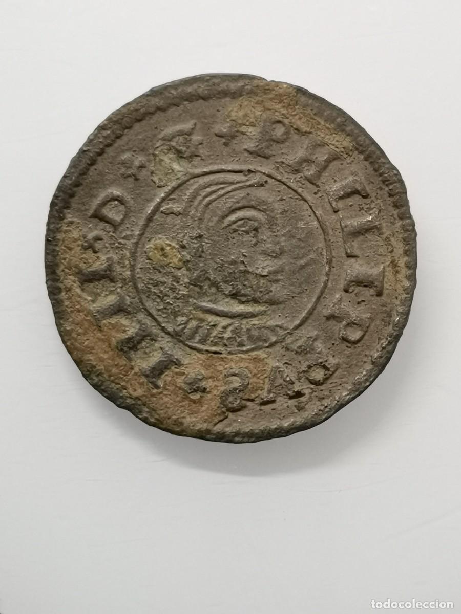 Monedas de Espa&ntilde;a: Felipe IV - 16 Maraved&iacute;s - 1664 - CORU&Ntilde;A. - Foto 4