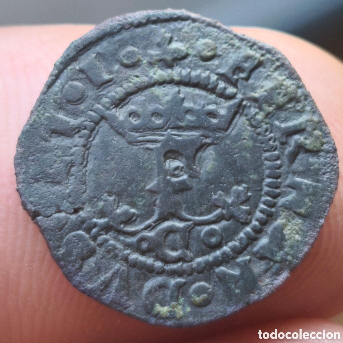 Monedas de Espa&ntilde;a: Reyes Cat&oacute;licos Blanca Cuenca P EBC+ - Foto 2