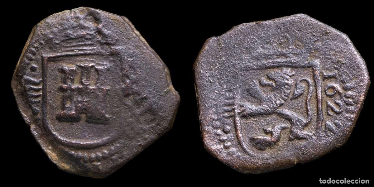 Monedas de Espa&ntilde;a: 1622, 8 Maravedis Philips IV, Valladolid Mint (Hammered) - 24 mm / 6,29 gr.