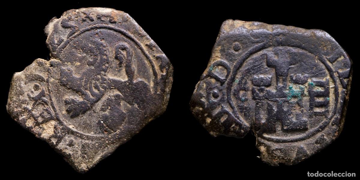 Monedas de Espa&ntilde;a: 1625, 4 Maravedis Philips IV, Cuenca Mint (Hammered) - 19 mm / 2,57 gr.