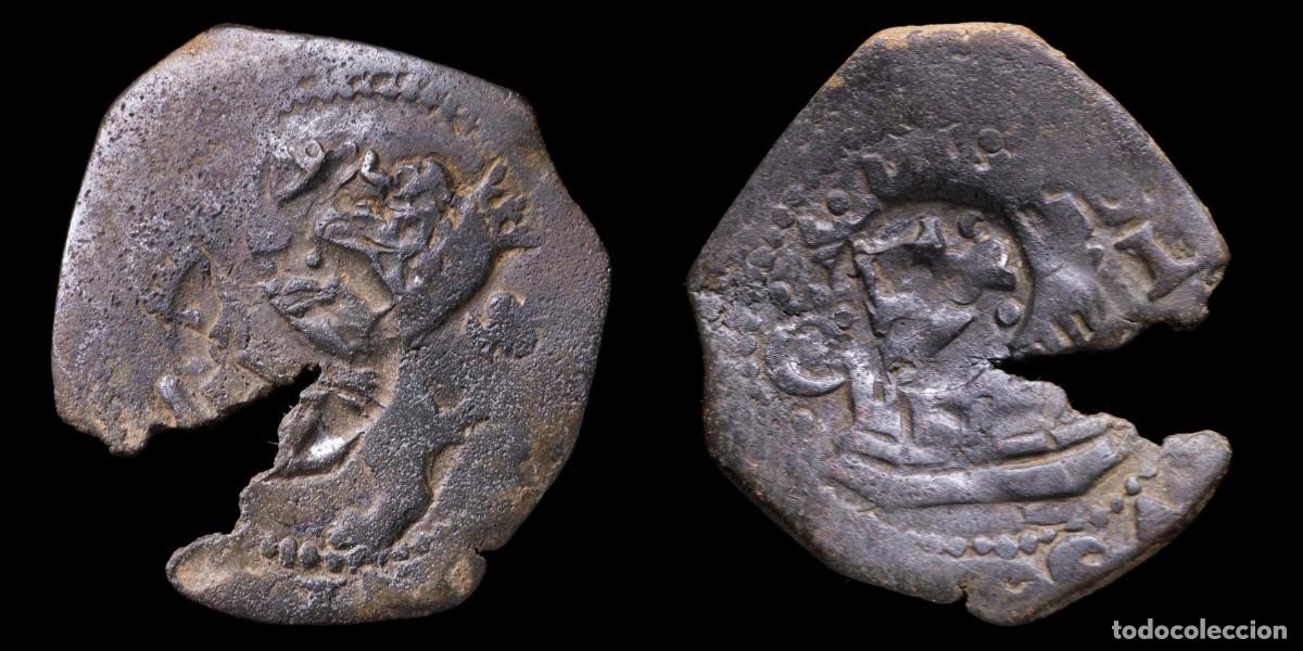 Monedas de Espa&ntilde;a: 1636, 4 and 6 Maravedis Philips III/IV Resello, Coru&ntilde;a and Sevilla Mint - 24 mm / 2,88 gr.