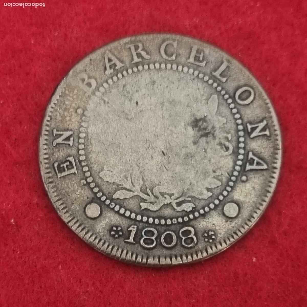 Monedas de Espa&ntilde;a: MONEDA PLATA BARCELONA JOSE NAPOLEON 2 1/2 PESETAS Y MEDIA 1808 MBC ORIGINAL M1364