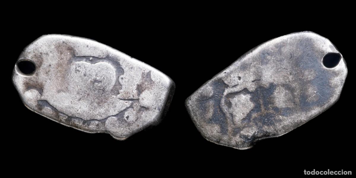 Monedas de Espa&ntilde;a: 2 Silver Reales Macuquinos Ferdinand VI, Guatemala Mint (J) - 26 mm / 6,06 gr.