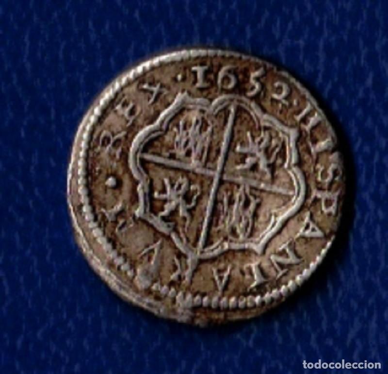 Monedas de Espa&ntilde;a: ESPA&Ntilde;A. A&Ntilde;O 1652 FELIPE IIII 1 REAL PLATA SEGOVIA.