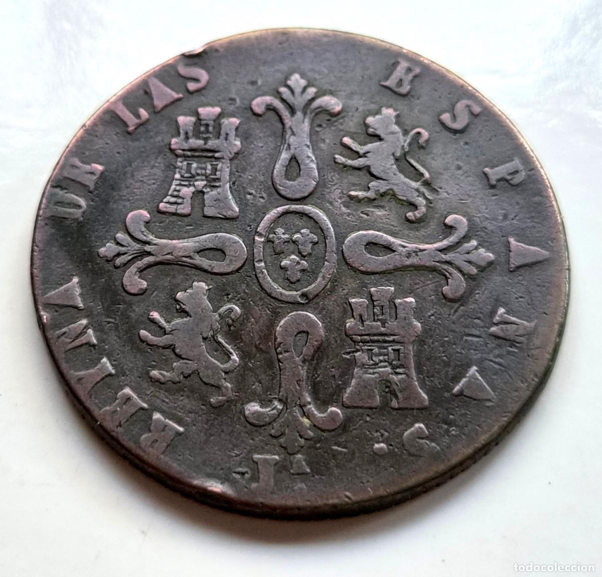 Monedas de Espa&ntilde;a: ISABEL 2&ordf; JUBIA 8 MARAVEDIS 1840 - Foto 2