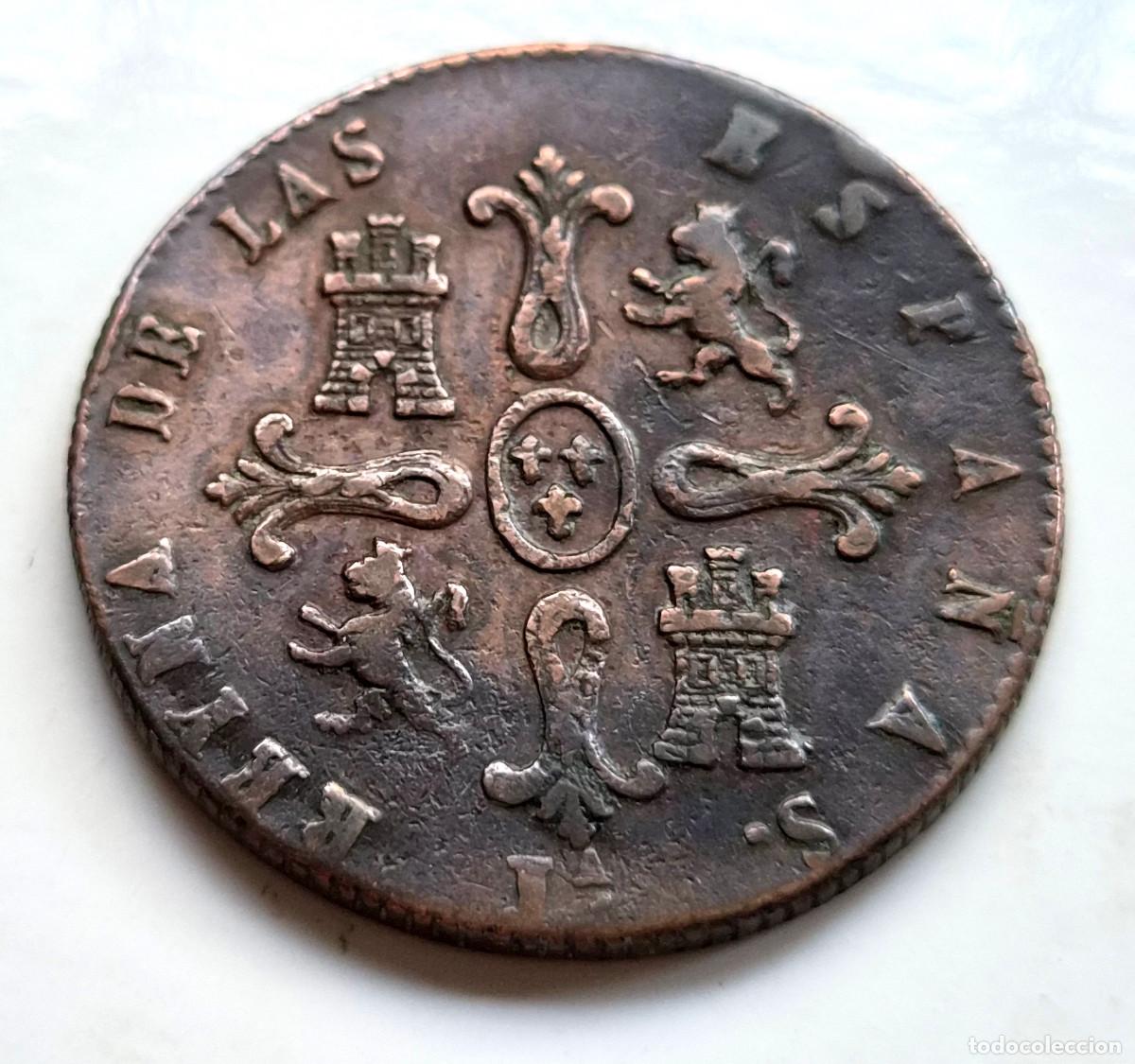 Monedas de Espa&ntilde;a: ISABEL 2&ordf; JUBIA 8 MARAVEDIS 1844 - Foto 2