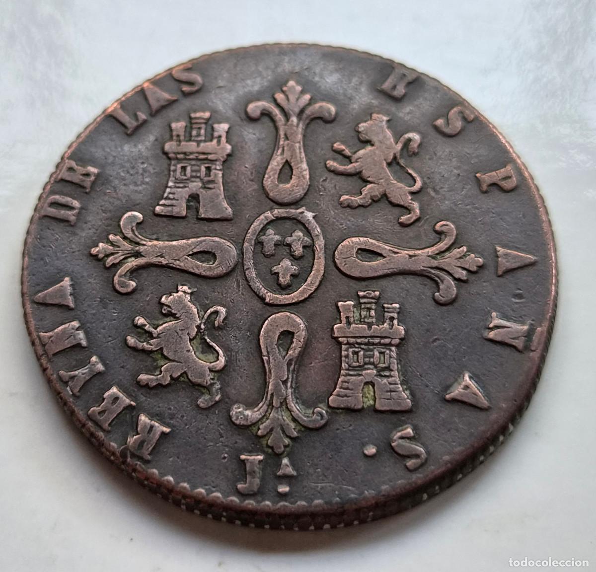 Monedas de Espa&ntilde;a: ISABEL 2&ordf; JUBIA 8 MARAVEDIS 1841 - Foto 2