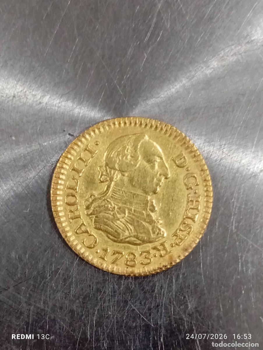 Monedas de Espa&ntilde;a: DURILLO CARLOS III 1783 - ORO