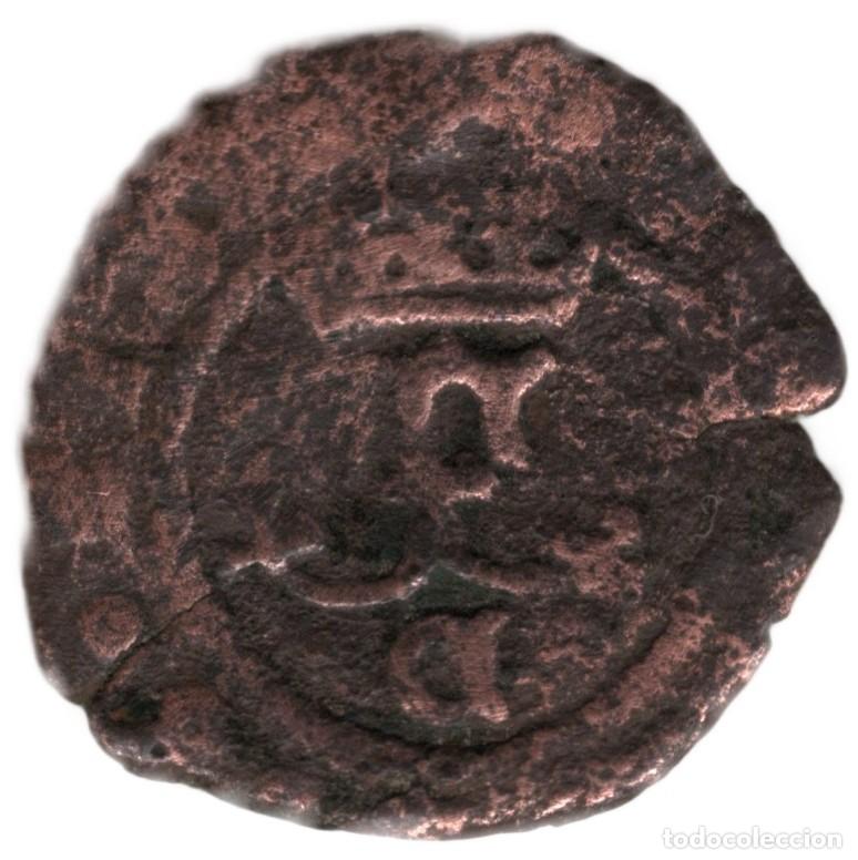 Monedas de Espa&ntilde;a: Reyes Cat&oacute;licos 1 Blanca Vell&oacute;n 1543-1555 Cuenca