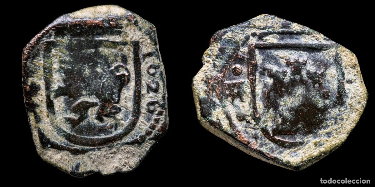 Monedas de Espa&ntilde;a: 1626, 8 Maravedis Philips IV, Segovia Mint (Hammered) - 23 mm / 5,70 gr.