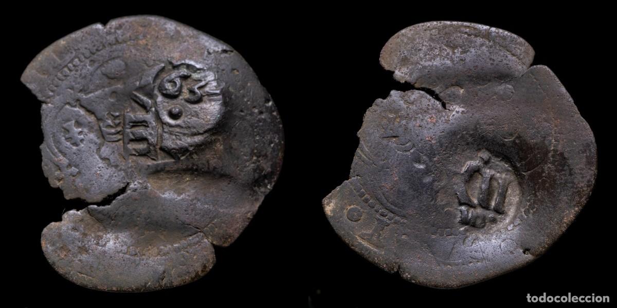 Monedas de Espa&ntilde;a: 1637, 8/12 Maravedis Philips III and IV Resello, Valladolid/ Madrid Mint - 30 mm / 3,77 gr.