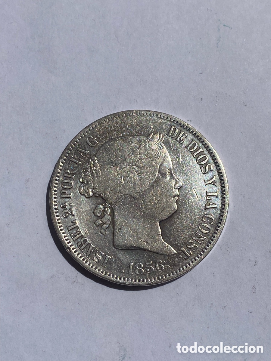 Monedas de Espa&ntilde;a: 20 Reales 1856 Isabel II Madrid