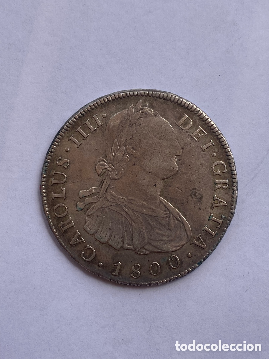 Monedas de Espa&ntilde;a: 8 Reales 1800 Carlos IV Potos&iacute; PP
