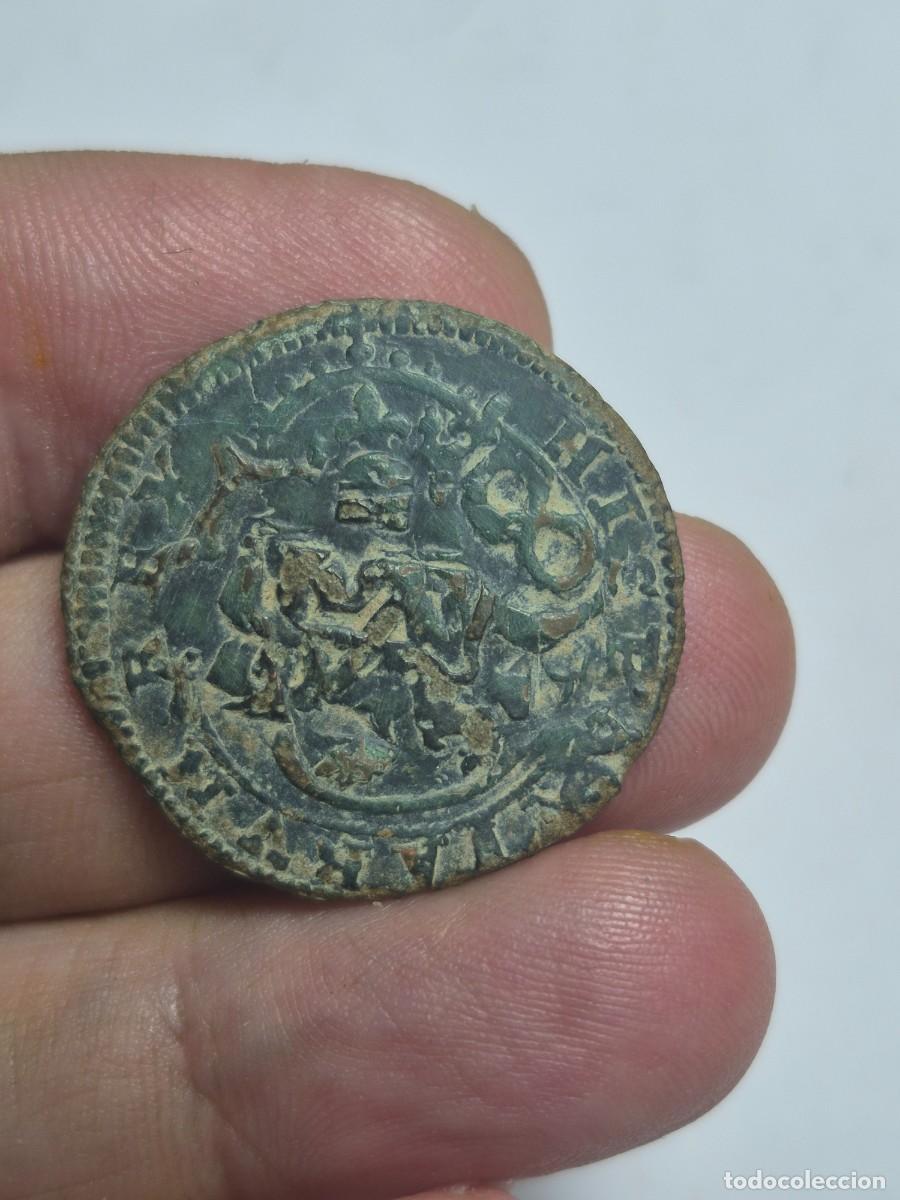Monedas de Espa&ntilde;a: NT/ BONITOS RESELLOS SOBRE 8 MARAVEDIES RIEL ESCUDETE DE VALLADOLID (E1288)