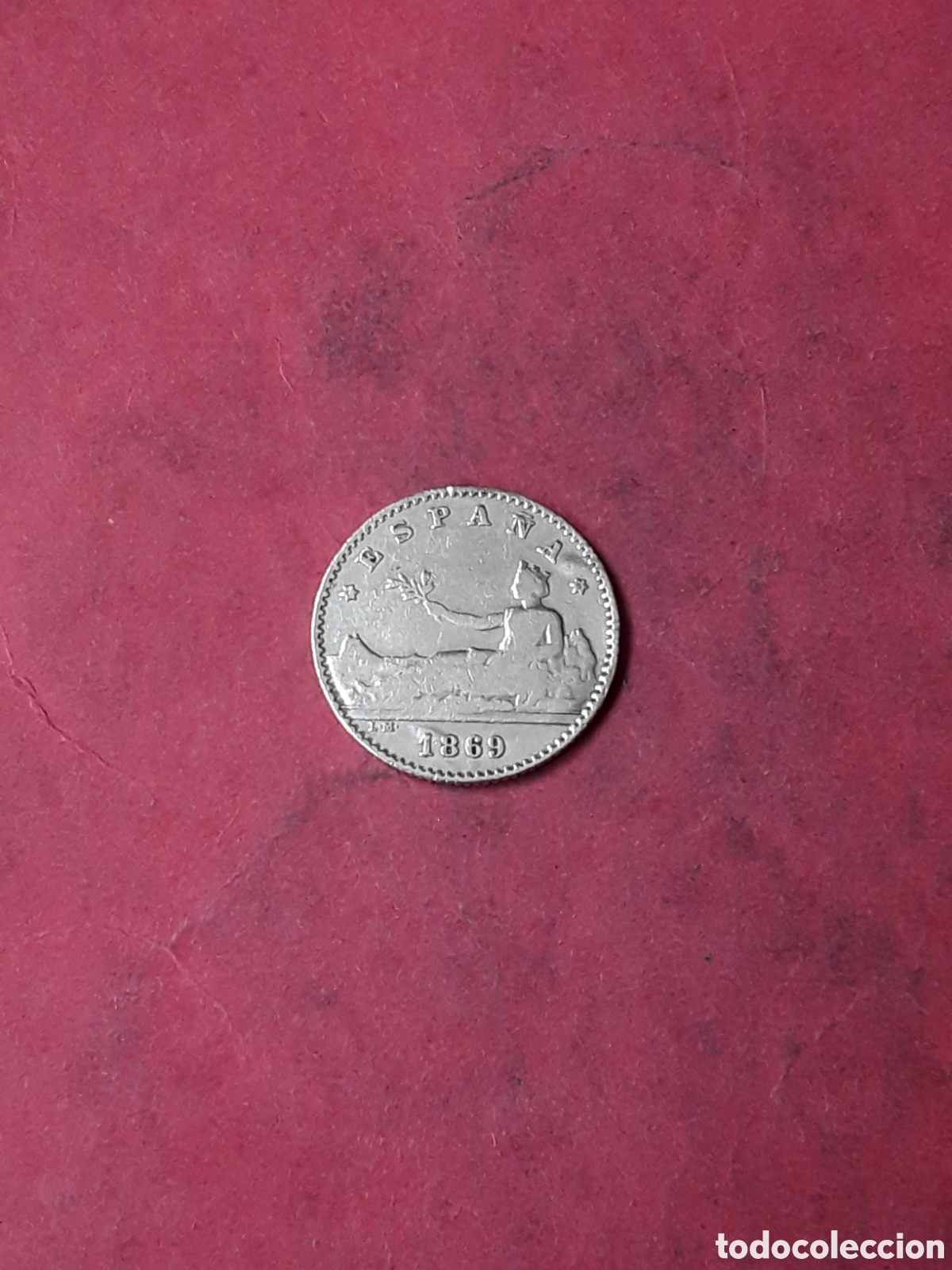 Monedas de Espa&ntilde;a: 50 CENTIMOS 1869 PLATA. GOBIERNO PROVISIONAL