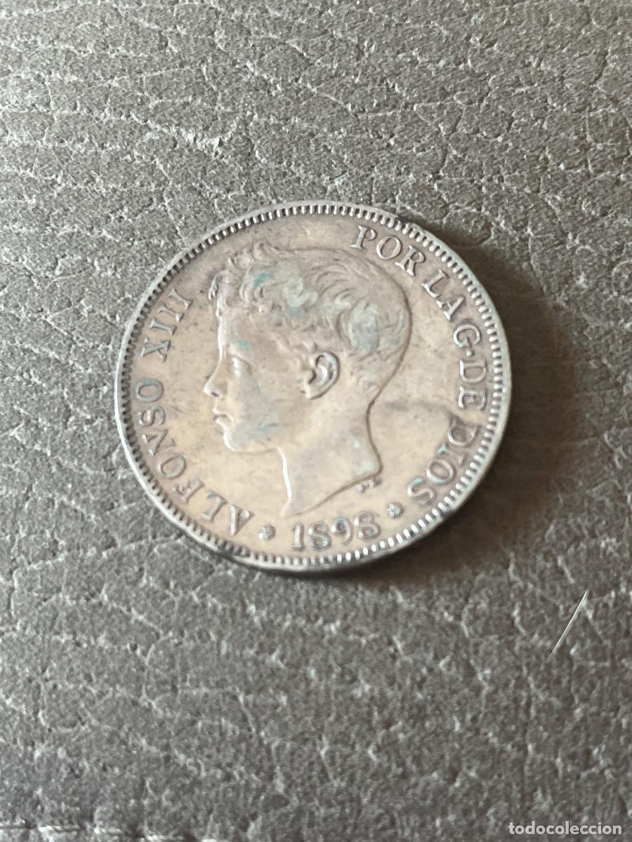Monedas de Espa&ntilde;a: ESPA&Ntilde;A 5 pesetas de plata 1898. Alfonso XIII.