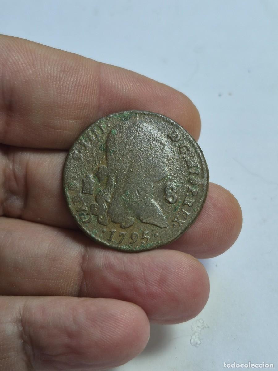 Monedas de Espa&ntilde;a: NT/ CARLOS IV 8 MARAVEDIES 1795 SEGOVIA (E1295)