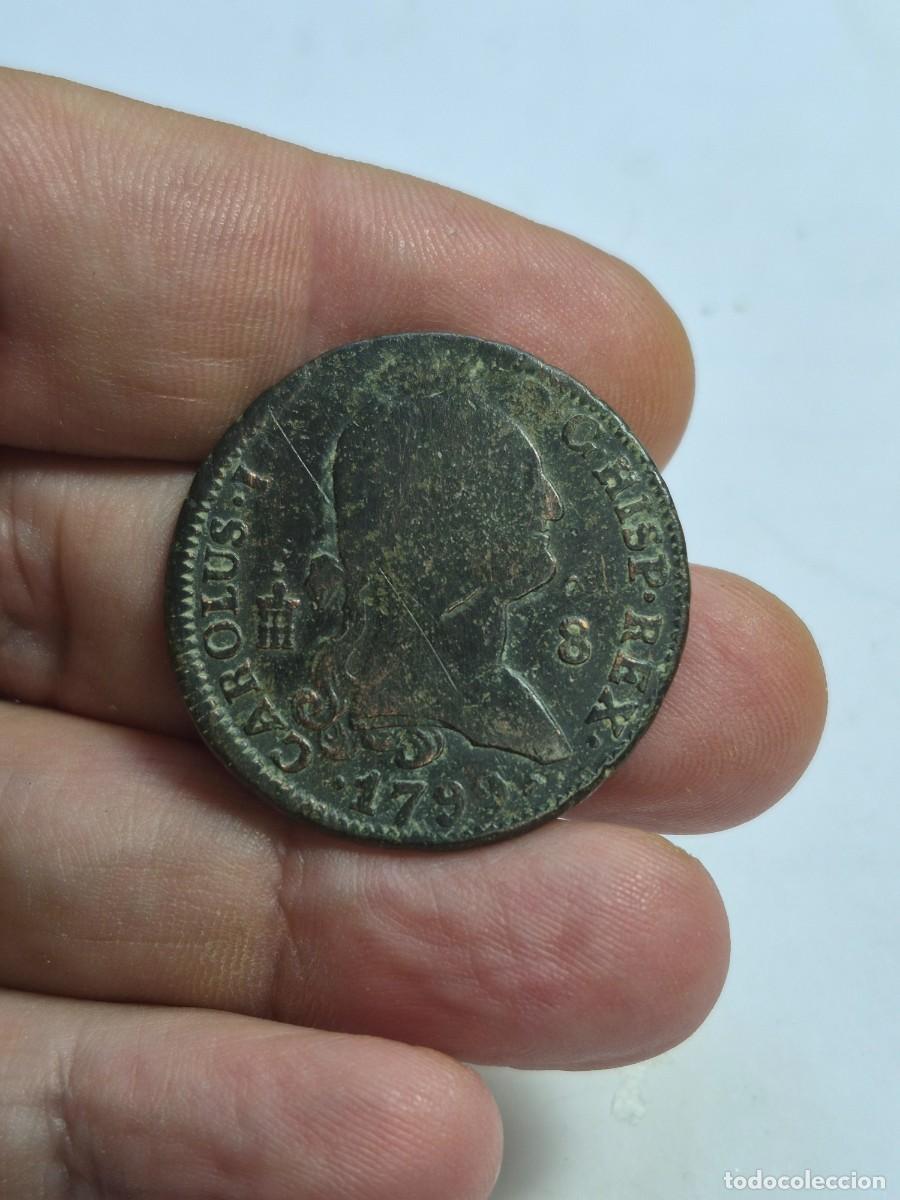 Monedas de Espa&ntilde;a: NT/ CARLOS IV 8 MARAVEDIES 1799 SEGOVIA (E1296)