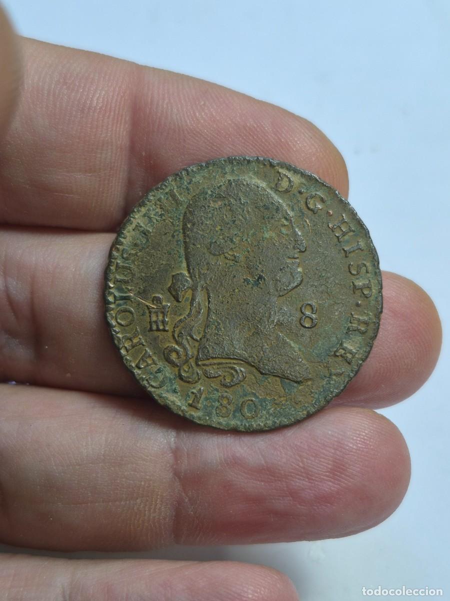 Monedas de Espa&ntilde;a: NT/ CARLOS IV 8 MARAVEDIES 180? SEGOVIA (E1298)